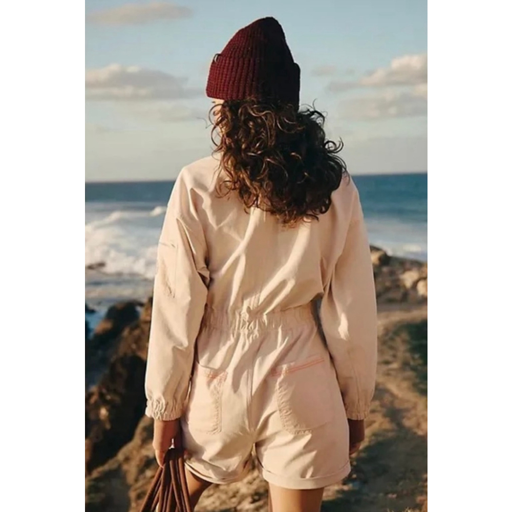 Free People Movement Mountain Blazin' Shortsie NWOT XS Hard to Find Tan - Picture 3 of 6